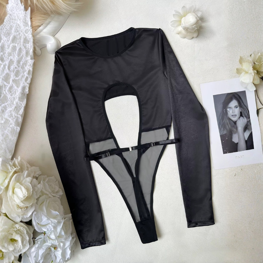 Body ultra sexy noir transparent