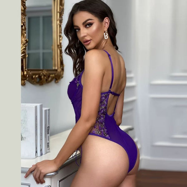 Body sexy transparent violet