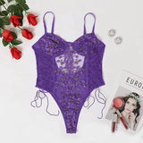 Body sexy transparent violet